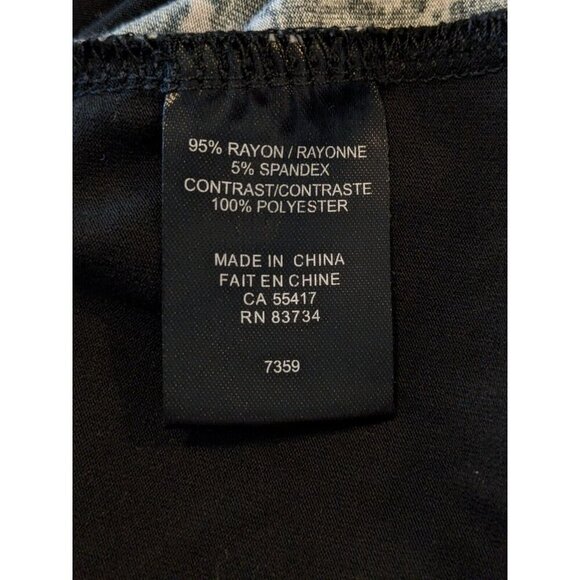 Linea Domani Longline Cardigan Sweater Womens L Open Front Artsy Mixed Media - Picture 8 of 9